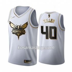 Dres Charlotte Hornets Cody Zeller 40 Nike 2019-20 Bijela Golden Edition Swingman